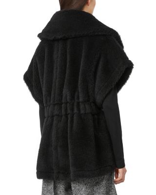 Newabavo1 Alpaca Wool & Silk Cape Coat