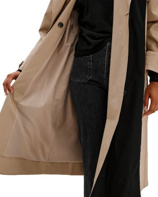 Maud Colorblocked Trench Coat
