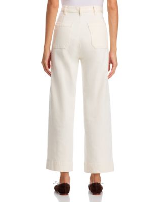 The Seafair High Rise Ankle Flare Jeans in Vintage Stone