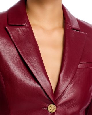 Michelle Faux Leather Dress