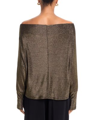 The Anywhere Metallic Threaded Top