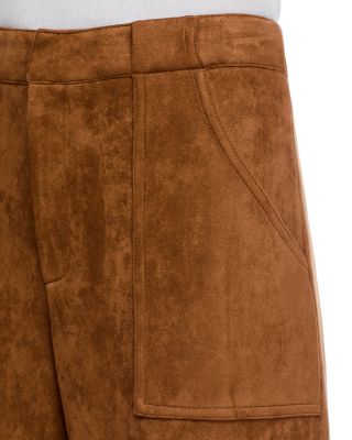 Faux Suede Pants