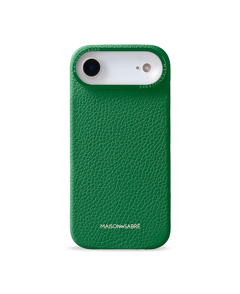 Maison De Sabre Leather Phone Case (iphone 17 Air) In Green
