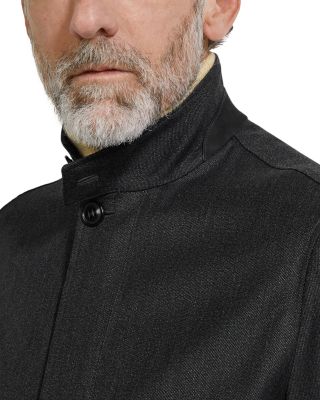 Wool M&eacute;lange Shirt Jacket