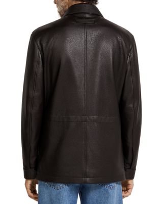 Leather Field Jacket