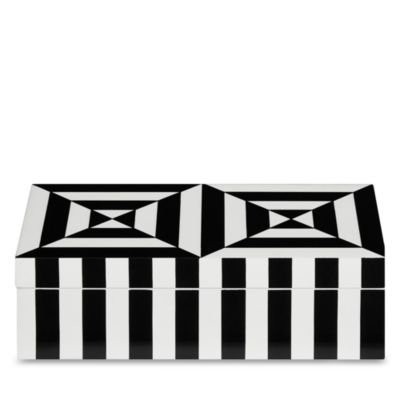 Op Art Lacquer Box, Small