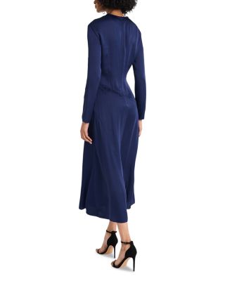 Long Sleeve Mock Neck Maxi Dress
