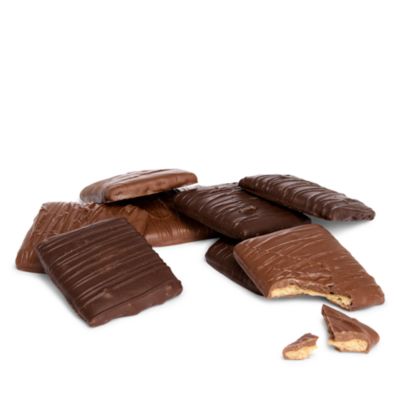 Milk & Dark Chocolate Enrobed Graham Crackers, 8 Piece - Exclusive