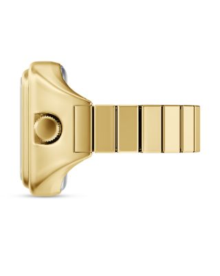 Raquel Two-Hand Gold-Tone Stainless Steel Watch Ring, 14mm x 18.5mm