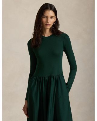 Cotton Long Sleeve Dress