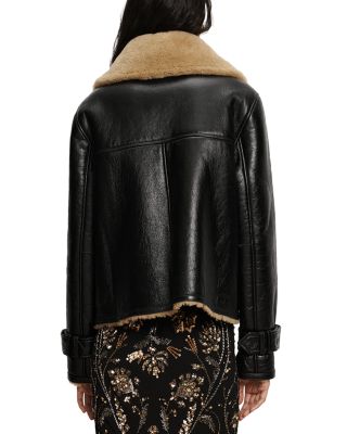 Danika Leather Shearling Jacket