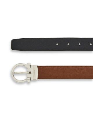Men's Gancini Buckle Reversible Leather Belt