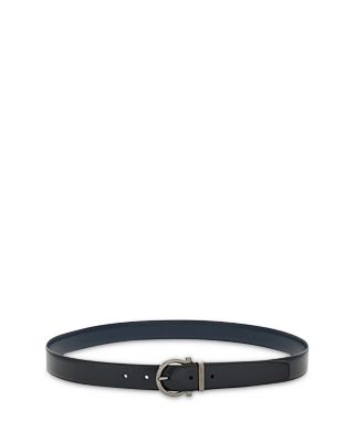 Men's Gancini Buckle Reversible Leather Belt