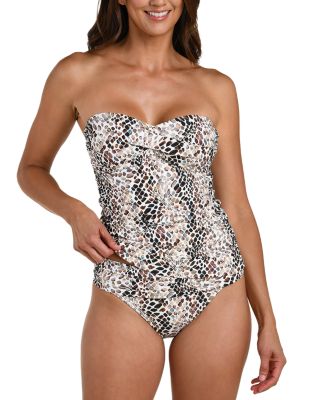 Wild Whispers Twist Front Tankini 