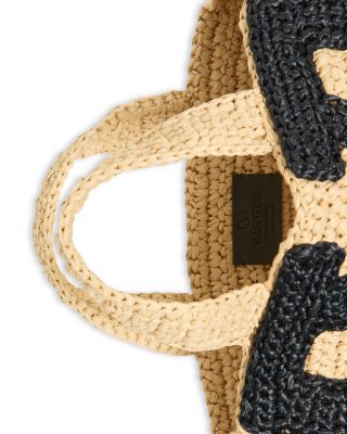 Viva Superstar Small Raffia Shopping Tote Bag