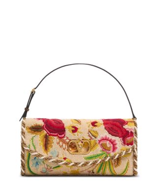 Vain VLogo Soft Embroidered Small Shoulder Bag