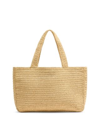 Viva Superstar Large Raffia Shopping Tote Bag