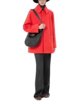 Hoboho Chevron VLogo Hobo Shoulder Bag