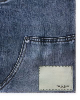 Miramar Denim Print Silk Scarf