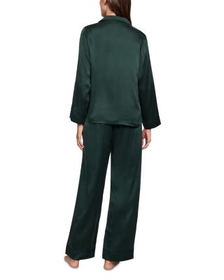 Inez Washable Silk Long Pajama Set