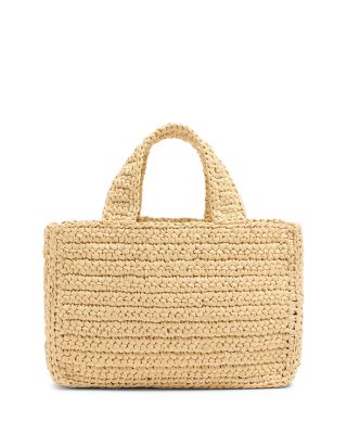 Viva Superstar Small Raffia Shopping Tote Bag