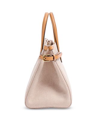 Antibes Small VLogo Canvas Shopping Convertible Tote Bag