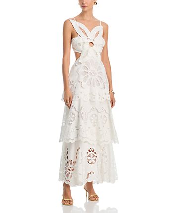 white floral long dress Boho Maxi | Summer Dress in Sizes XS5XL in - Women's Boho Fashion Flared, A-line, Empire Waist perfect look White Floral Dresses - Bloomingdale's