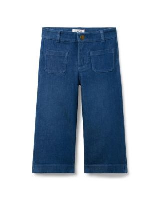 The Patch Pocket Wide Leg Jean In Medium Wash - Baby, Little Kid, Big Kid