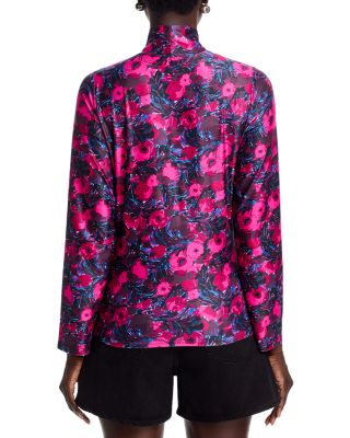 Lee Mock Neck Jersey Top