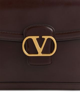 VLogo 9to5 Leather Shoulder Bag