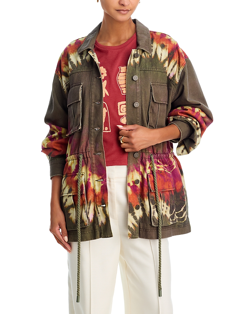 Alemais Marilyn Denim Jacket In Multi