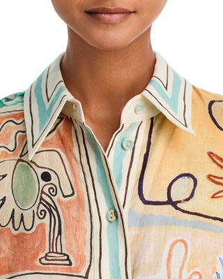 Michelle Mini Linen Dress