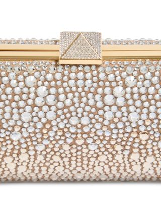 Carry Secrets Rhinestone Minaudiere Clutch