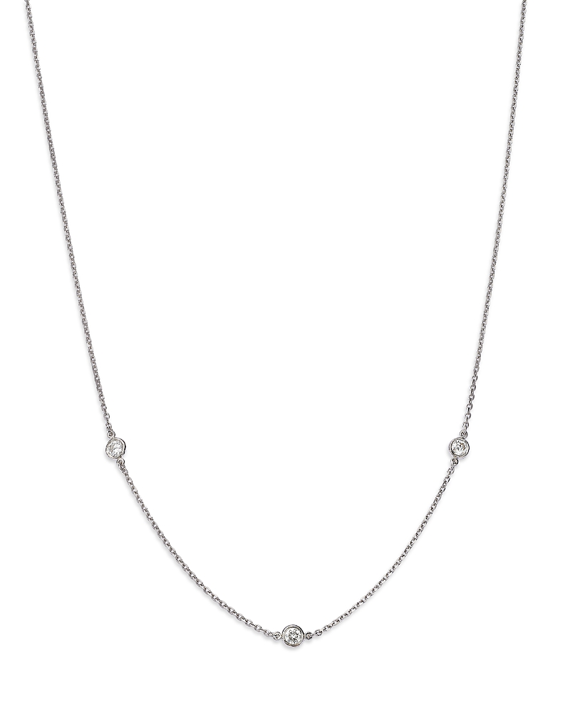 Bloomingdale's Fine Collection Diamond Bezel Station Collar Necklace in 14K Gold, 0.25 tcw