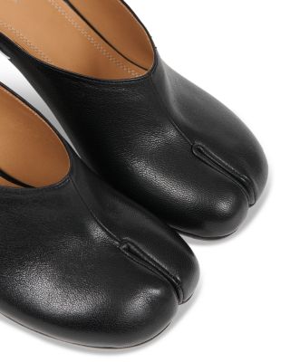 Women's Tabi Leather Pump Mules