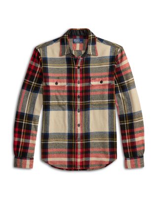 Classic Fit Plaid Flannel Workshirt