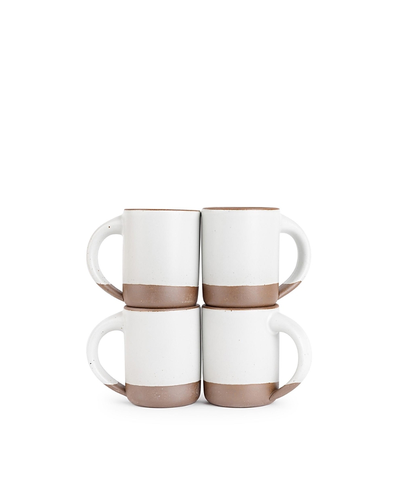East Fork Pottery The Mug, Set Of 4 In White