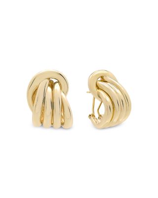 Roux Multirow C Hoop Earrings 