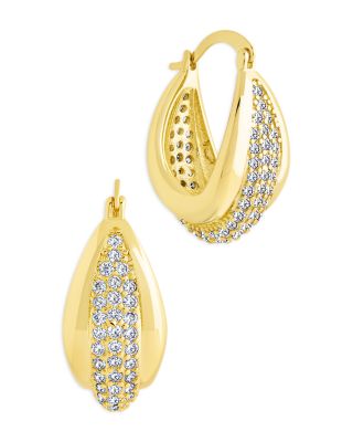 Philina Cubic Zirconia Hoop Earrings