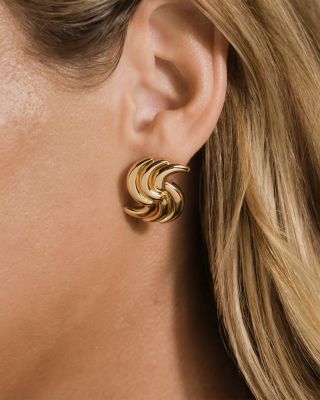 Leni Twist Stud Earrings 