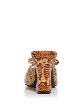 Women's Crisscross Mule Pumps