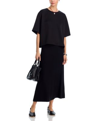 Lauren High Waist Midi Skirt