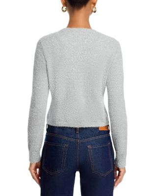 Tinsel Knit Slim Cardigan Sweater 