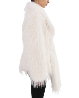 Faux Fur Belted Coat