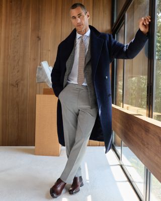 Inspire Slim Fit Wool Trousers