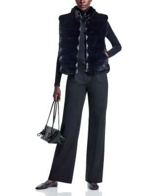 The Faux Chinchilla Vest