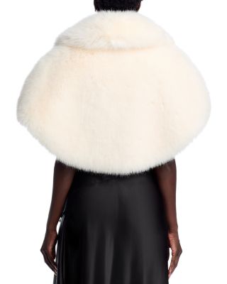 The Adrienne Faux Fur Capelet