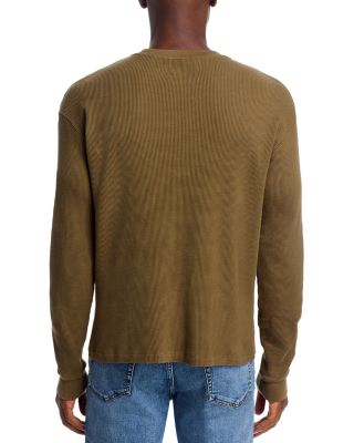 Waffle Knit Long Sleeve Tee