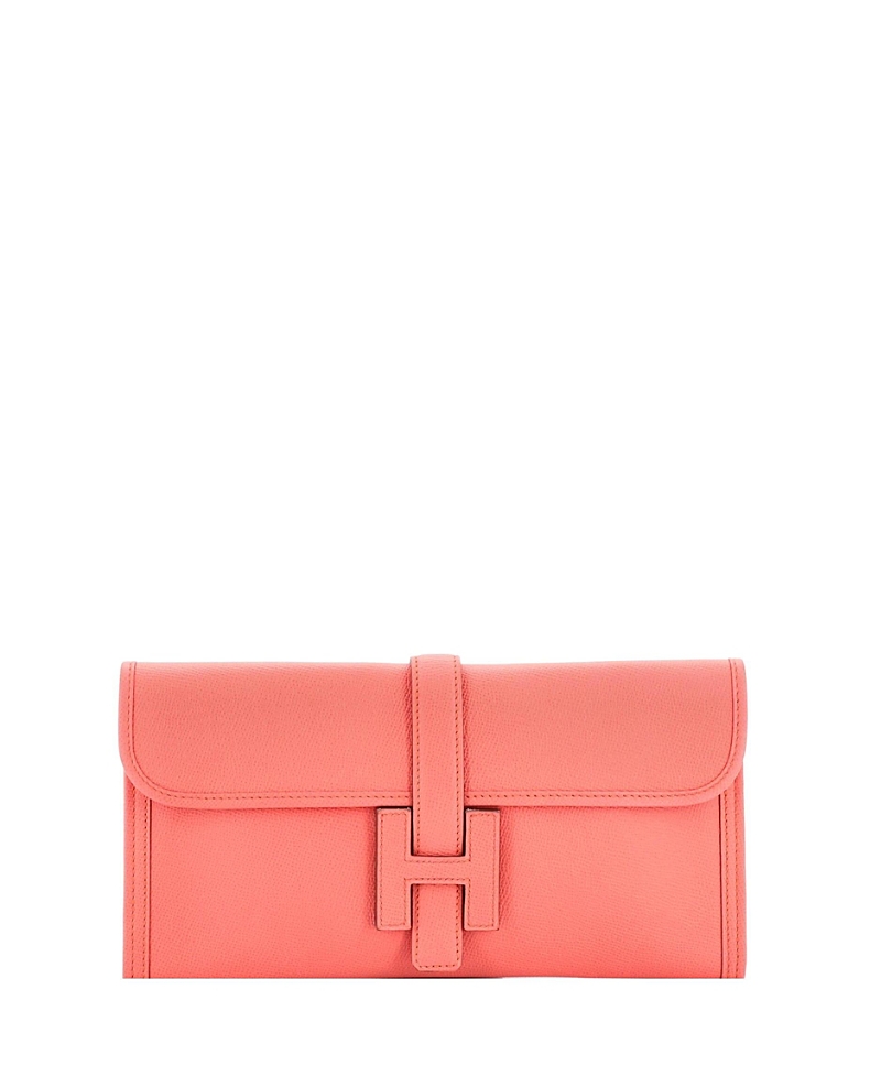 Click to view more detailed imagery on our partner's website Pre-owned Pre-owned Hermes Hermes 29 Jige Elan Clutch Epsom In Pink