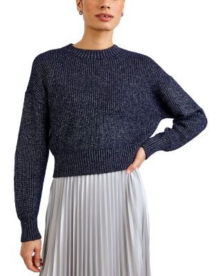 Metallic Threaded Sweater
